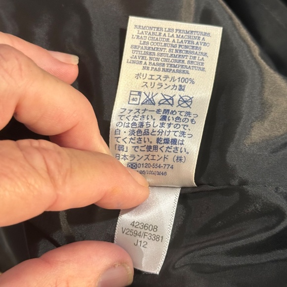 Lands End Canvas 1963 Black Velvet Holiday Dress Size 8 - Picture 10 of 16